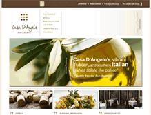 Tablet Screenshot of casa-d-angelo.com